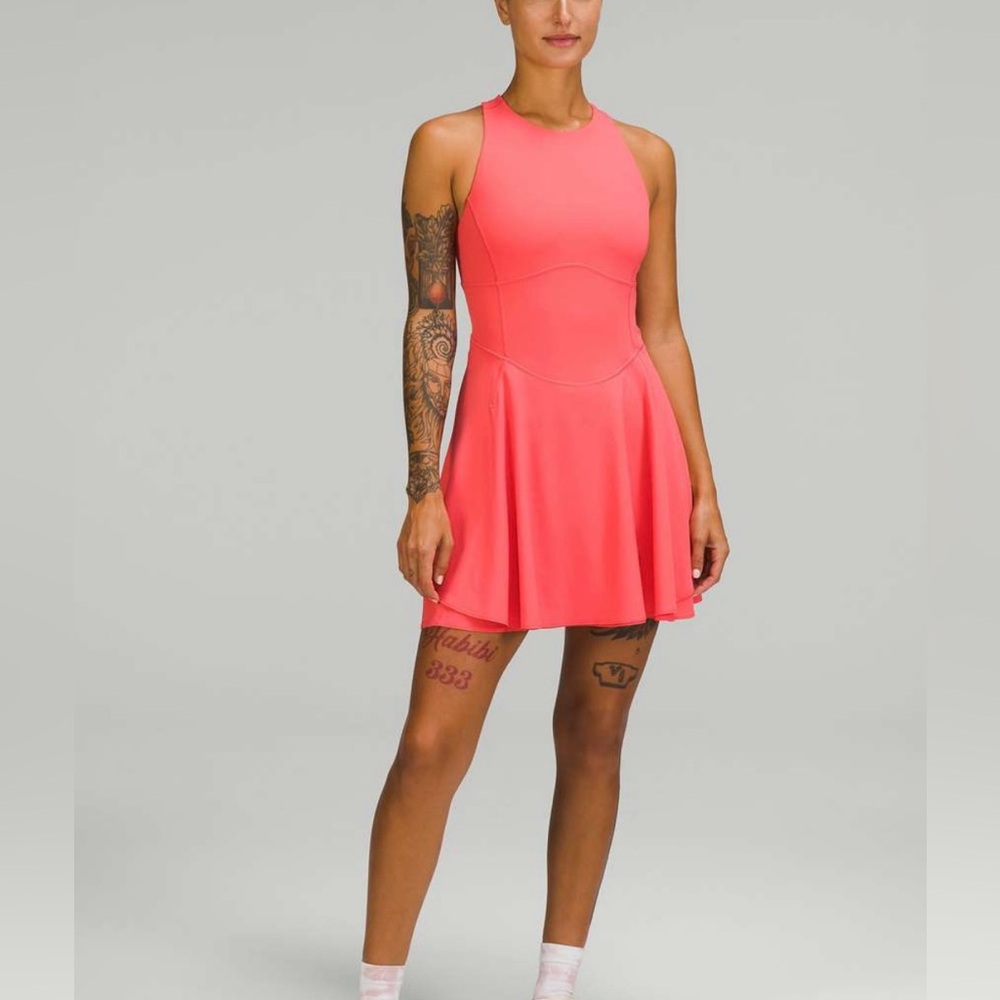 lululemon athletica Coral Pink dress, tennis/pickleball- Size 8